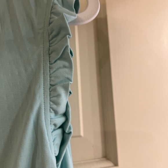 Light blue Stand-Up Collar Sleeveless Blouse NWT Kastel of Denmark XL - Picture 4 of 8